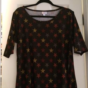 EUC LuLaRoe Julia, sz 2xl